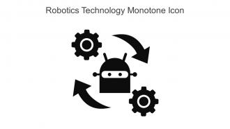 Robotics Technology Monotone Icon In Powerpoint Pptx Png And Editable Eps Format