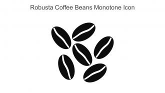 Robusta Coffee Beans Monotone Icon In Powerpoint Pptx Png And Editable Eps Format