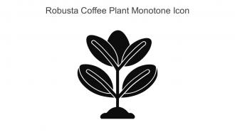 Robusta Coffee Plant Monotone Icon In Powerpoint Pptx Png And Editable Eps Format