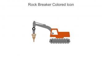 Rock Breaker Colored Icon In Powerpoint Pptx Png And Editable Eps Format