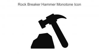 Rock Breaker Hammer Monotone Icon In Powerpoint Pptx Png And Editable Eps Format