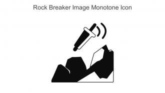 Rock Breaker Image Monotone Icon In Powerpoint Pptx Png And Editable Eps Format