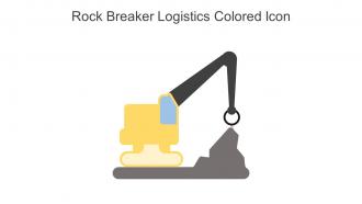 Rock Breaker Logistics Colored Icon In Powerpoint Pptx Png And Editable Eps Format