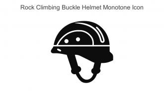 Rock Climbing Buckle Helmet Monotone Icon In Powerpoint Pptx Png And Editable Eps Format