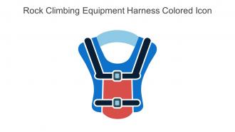 Rock Climbing Equipment Harness Colored Icon In Powerpoint Pptx Png And Editable Eps Format