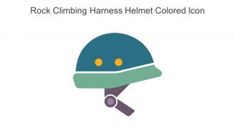 Rock Climbing Harness Helmet Colored Icon In Powerpoint Pptx Png And Editable Eps Format