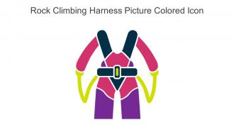 Rock Climbing Harness Picture Colored Icon In Powerpoint Pptx Png And Editable Eps Format