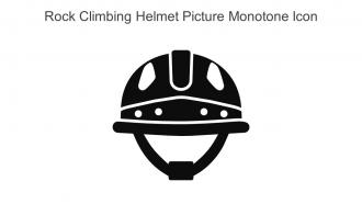 Rock Climbing Helmet Picture Monotone Icon In Powerpoint Pptx Png And Editable Eps Format