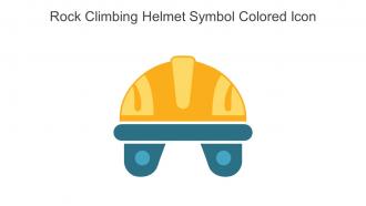 Rock Climbing Helmet Symbol Colored Icon In Powerpoint Pptx Png And Editable Eps Format