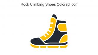 Rock Climbing Shoes Colored Icon In Powerpoint Pptx Png And Editable Eps Format
