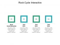 Rock cycle interactive ppt powerpoint presentation slides clipart images cpb