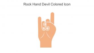 Rock Hand Devil Colored Icon In Powerpoint Pptx Png And Editable Eps Format
