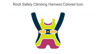Rock Safety Climbing Harness Colored Icon In Powerpoint Pptx Png And Editable Eps Format