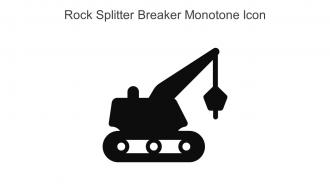 Rock Splitter Breaker Monotone Icon In Powerpoint Pptx Png And Editable Eps Format