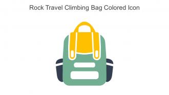 Rock Travel Climbing Bag Colored Icon In Powerpoint Pptx Png And Editable Eps Format