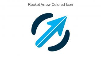 Rocket Arrow Colored Icon In Powerpoint Pptx Png And Editable Eps Format