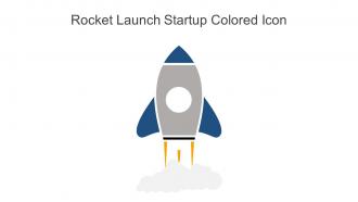 Rocket Launch Startup Colored Icon In Powerpoint Pptx Png And Editable Eps Format