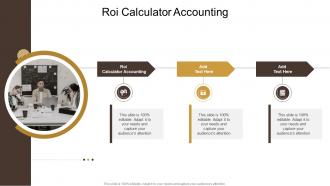 Roi Calculator Accounting In Powerpoint And Google Slides Cpb