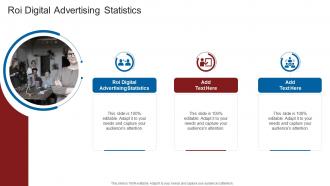 ROI Digital Advertising Statistics In Powerpoint And Google Slides Cpb