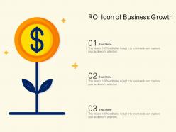 Roi icon of business growth