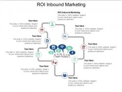 Roi inbound marketing ppt powerpoint presentation infographic template outline cpb