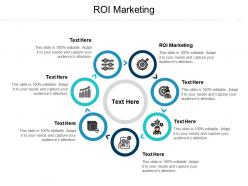 Roi marketing ppt powerpoint presentation infographics summary cpb