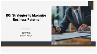 ROI Strategies To Maximize Business Returns PPT Guidelines AT