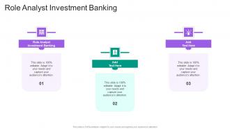 Role Analyst Investment Banking In Powerpoint And Google Slides Cpb
