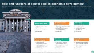 Role And Functions Of Central Bank In Economic Development