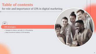 Role And Importance Of CPA In Digital Marketing MKT CD V Compatible Good