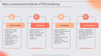 Role And Importance Of CPA In Digital Marketing MKT CD V Designed Good