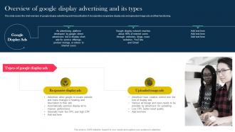 Role And Importance Of Display Advertising Overview Google Display Advertising Its Types MKT SS V