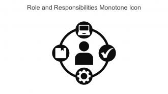 Role And Responsibilities Monotone Icon In Powerpoint Pptx Png And Editable Eps Format