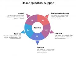 Role application support ppt powerpoint presentation outline slide download cpb