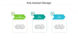 Role assistant manager ppt powerpoint presentation styles grid cpb