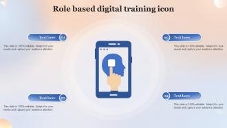 Role Based Digital Training Icon