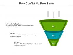 Role conflict vs role strain ppt powerpoint presentation show designs cpb