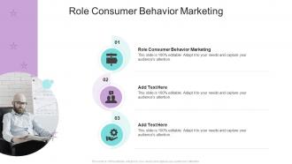 Role Consumer Behavior Marketing In Powerpoint And Google Slides Cpb