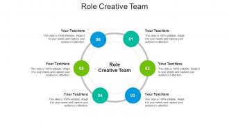 Role creative team ppt powerpoint presentation model smartart cpb