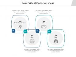 Role critical consciousness ppt powerpoint presentation professional examples cpb