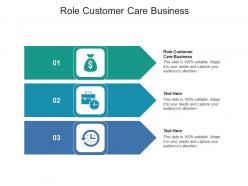 Role customer care business ppt powerpoint presentation portfolio files cpb