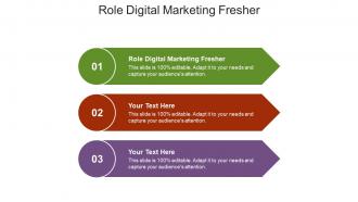 Role digital marketing fresher ppt powerpoint presentation styles example file cpb