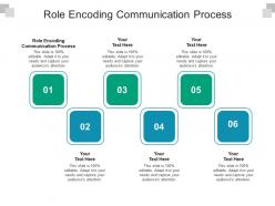 Role encoding communication process ppt powerpoint presentation outline slides cpb