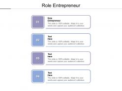Role entrepreneur ppt powerpoint presentation gallery graphic tips cpb