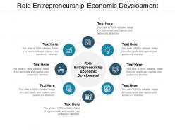 Role entrepreneurship economic development ppt powerpoint presentation infographic topics cpb