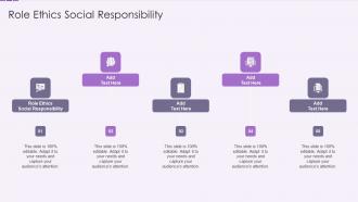Role Ethics Social Responsibility In Powerpoint And Google Slides Cpb
