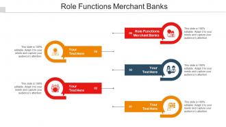 Role Functions Merchant Banks Ppt Powerpoint Presentation Styles Show Cpb