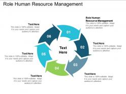 Role human resource management ppt powerpoint presentation professional brochure cpb