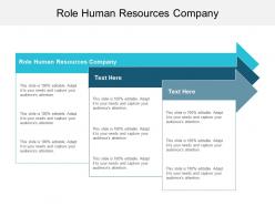 Role human resources company ppt powerpoint presentation inspiration outline cpb