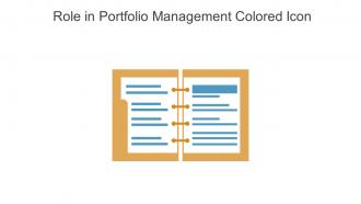 Role In Portfolio Management Colored Icon In Powerpoint Pptx Png And Editable Eps Format